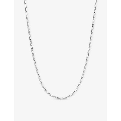 selfridges Sif Jakobs Savona Rhodium-Plated Sterling Silver Chain Necklace 40-45cm- Buy online at McGrocer