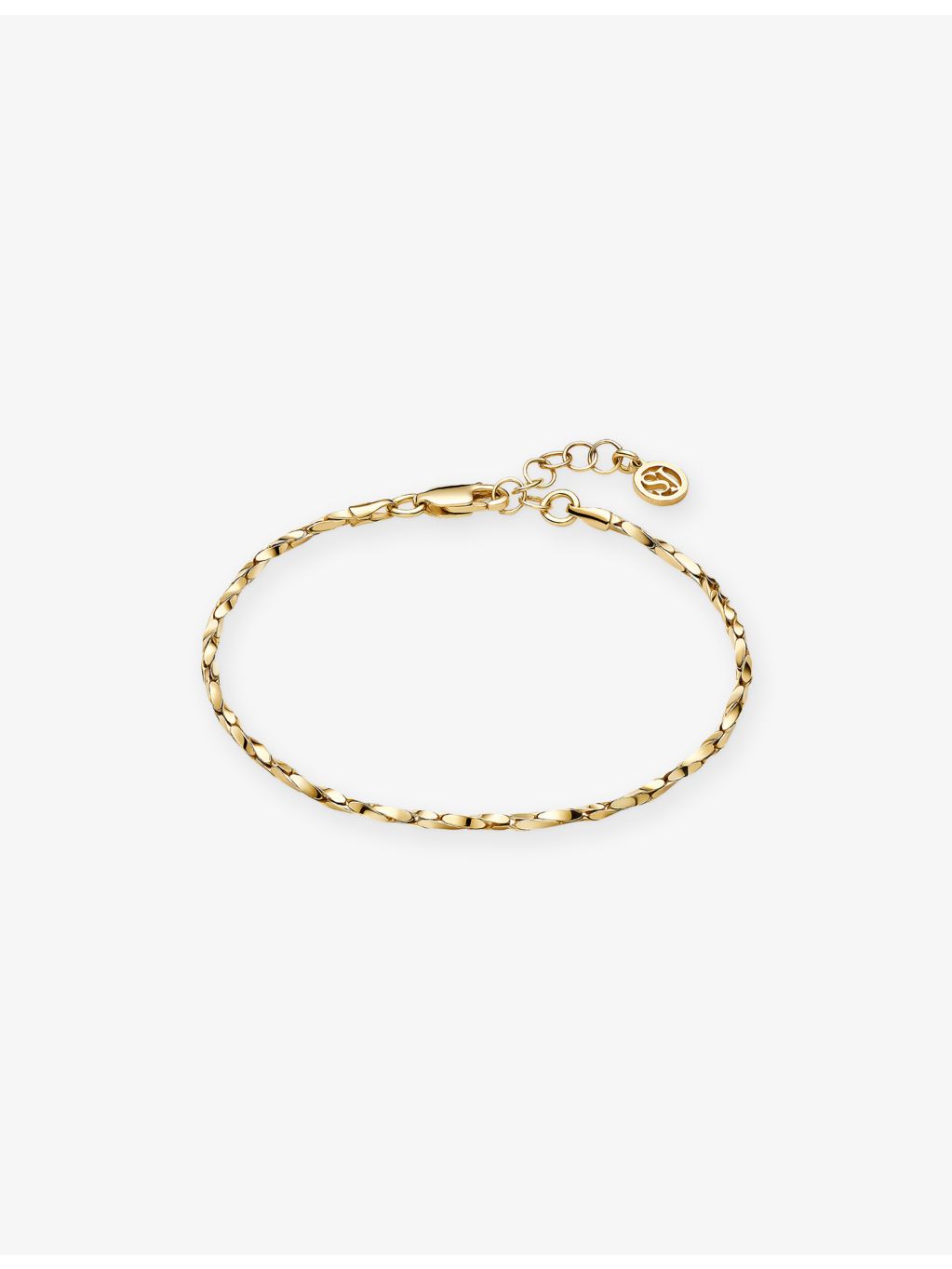 Sif Jakobs 18ct gold-plated sterling silver chain bracelet, imported from the UK