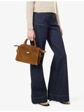 Métier Private Eye mini suede top-handle bag, UK version