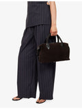 Métier Vérité City small suede top-handle bag, UK version