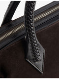 Métier Vérité City small suede top-handle bag, UK version