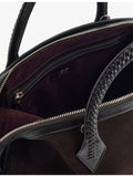 Métier Vérité City small suede top-handle bag, UK version