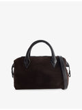 Métier Vérité City small suede top-handle bag, UK version
