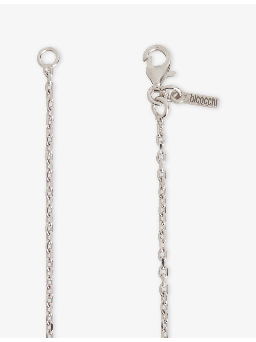 Emanuele Bicocchi sterling silver rose cross necklace (British brand)