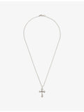 Emanuele Bicocchi sterling silver rose cross necklace (British brand)