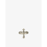 Rose Cross Sterling Silver Ring - S/T