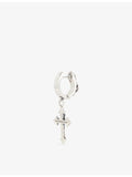 Emanuele Bicocchi sterling silver single earring with blooming roses - British product