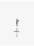 Emanuele Bicocchi sterling silver single earring with blooming roses - British product