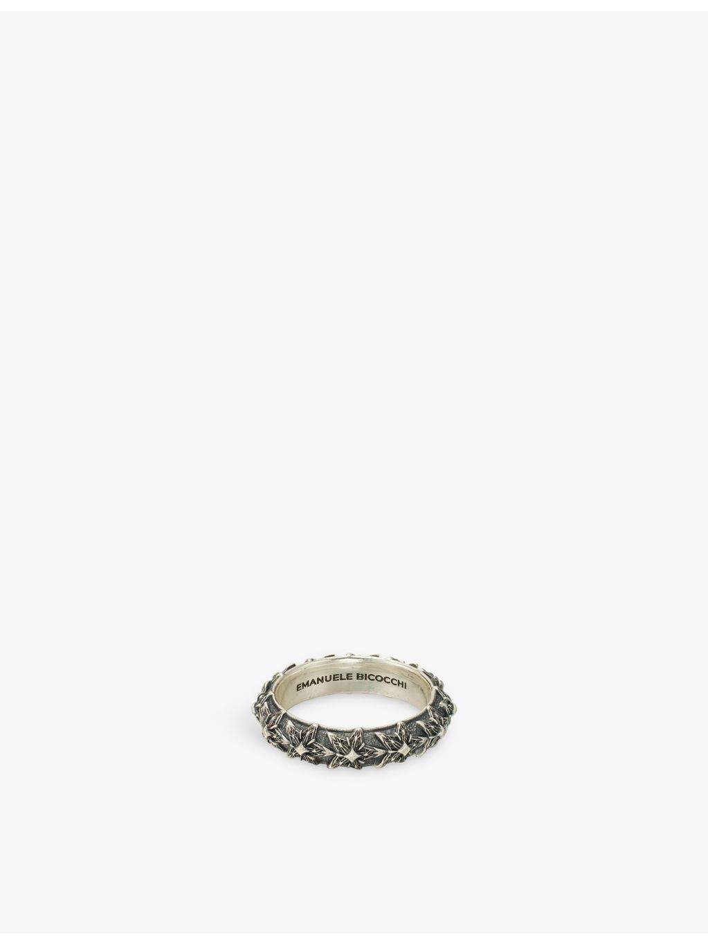 Emanuele Bicocchi sterling silver Notre Dame cross ring - British product