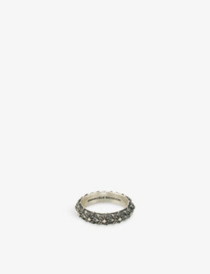 Emanuele Bicocchi Stella Notre Dame Sterling Silver Band Ring