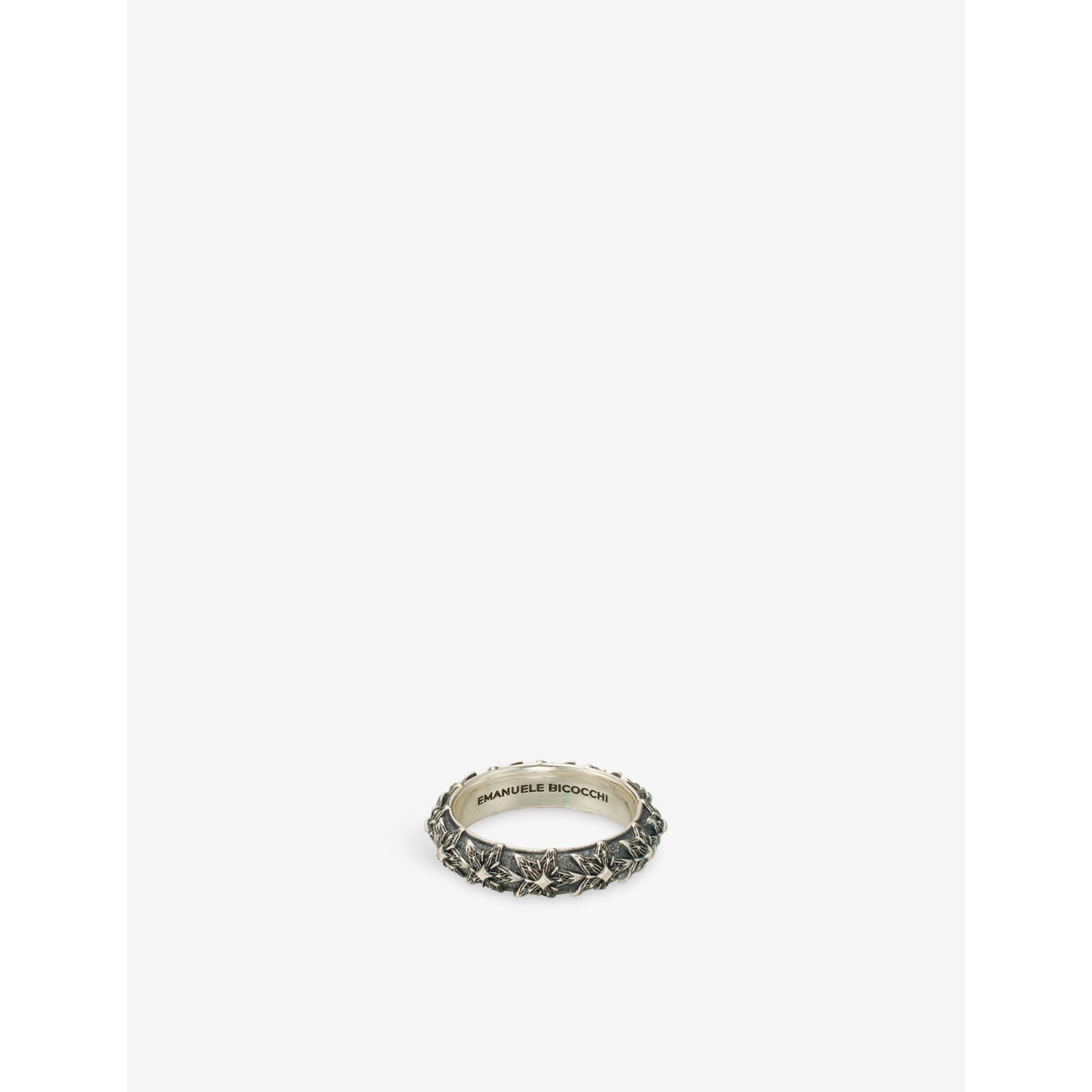 Stella Notre Dame Sterling Silver Band Ring - S/T