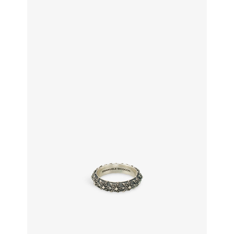 Stella Notre Dame Sterling Silver Band Ring - S/T