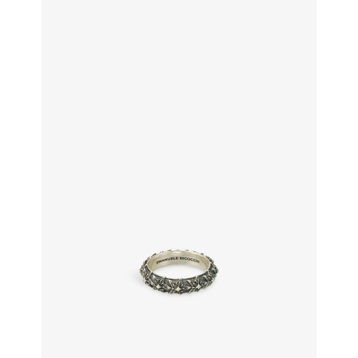Stella Notre Dame Sterling Silver Band Ring - S/T