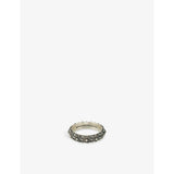 Stella Notre Dame Sterling Silver Band Ring - S/T