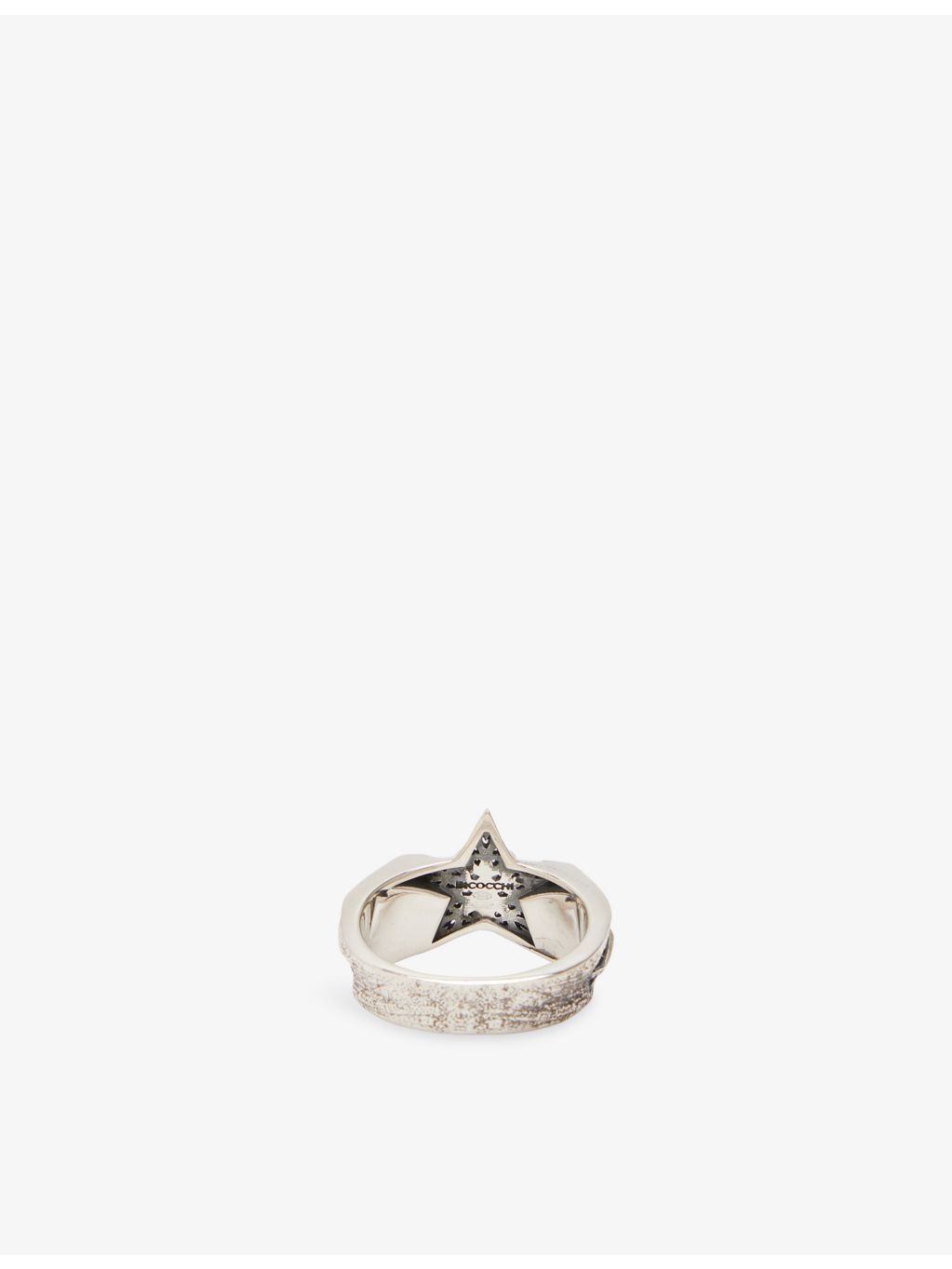 Emanuele Bicocchi sterling silver ring with star embellishment - British product