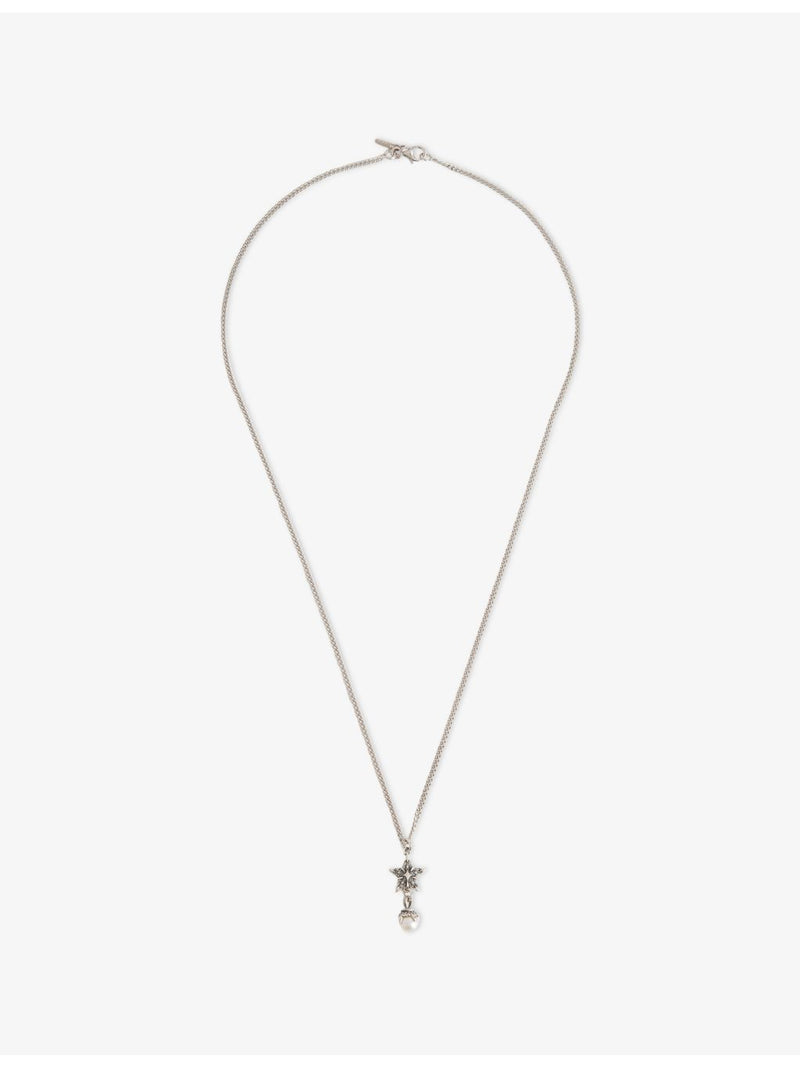 Emanuele Bicocchi sterling-silver pearl pendant necklace - British product