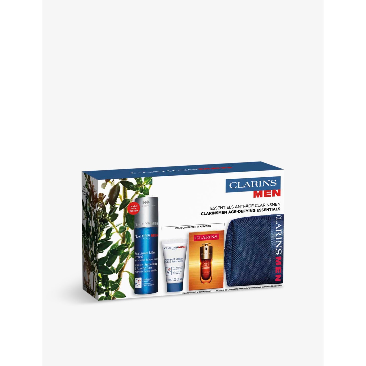 ClarinsMen age-defying skincare set 83ml, UK version
