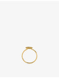 Monica Vinader Fragments Bold 18ct vermeil stacking ring, UK version