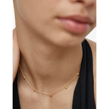 Monica Vinader gold vermeil chain necklace, imported from the UK