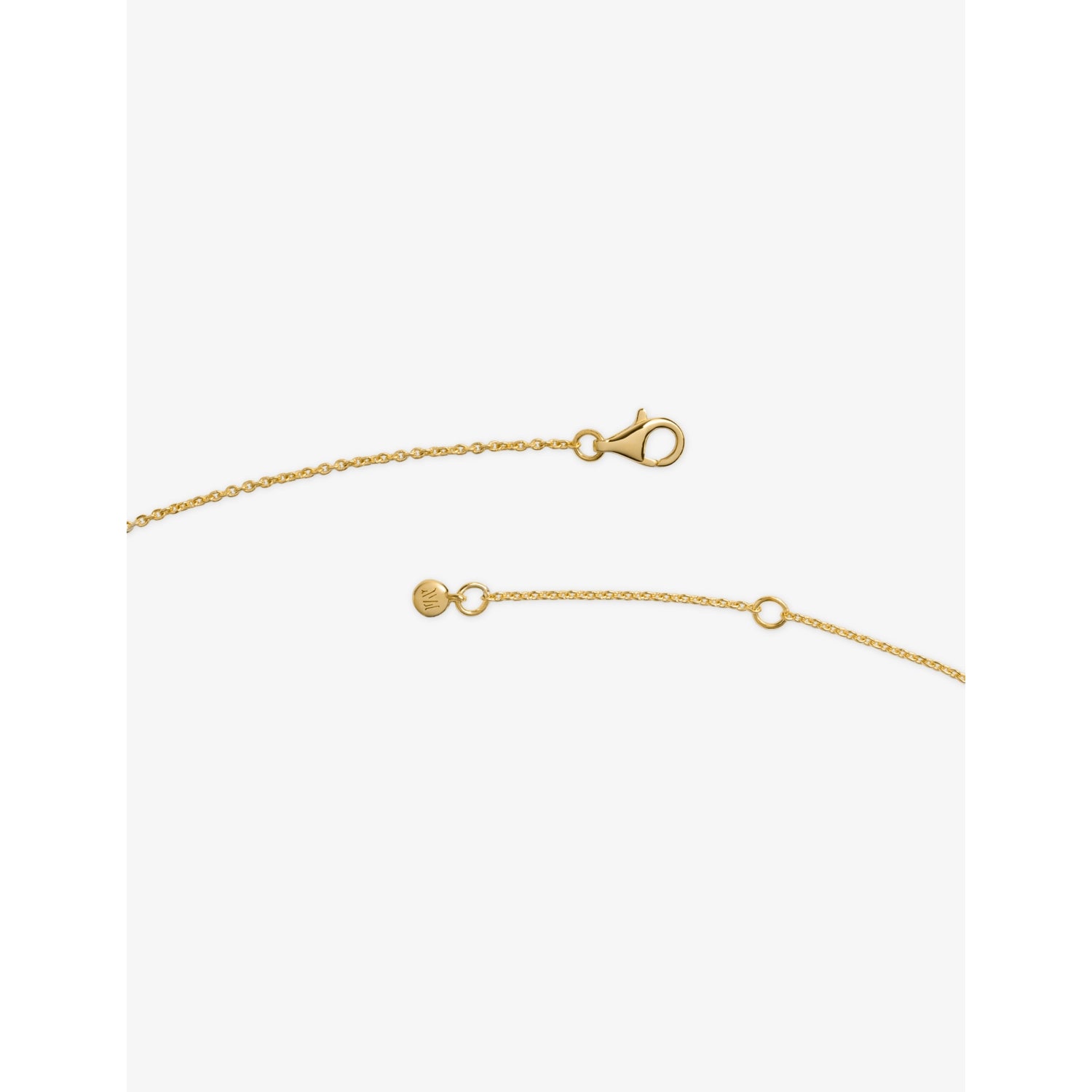 Monica Vinader gold vermeil chain necklace, imported from the UK