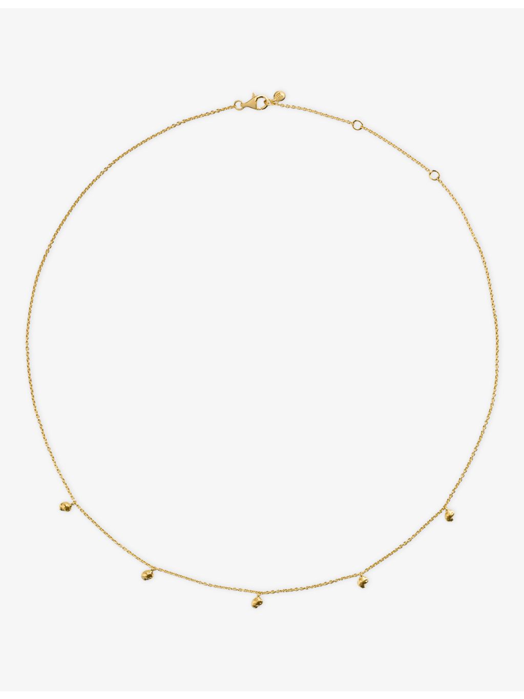 Monica Vinader gold vermeil chain necklace, imported from the UK