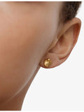 Monica Vinader Fragments vermeil stud earrings 18ct yellow gold, UK version