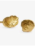Monica Vinader Fragments vermeil stud earrings 18ct yellow gold, UK version