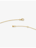 Monica Vinader small gold-plated pendant necklace (British brand)