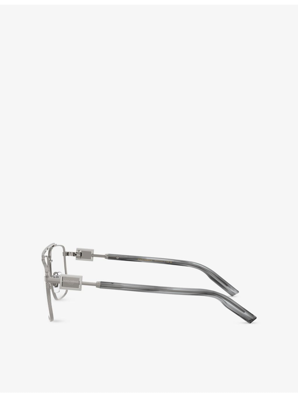 Dolce & Gabbana DG1368 square-frame metal eyeglasses, UK version