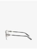Dolce & Gabbana DG1368 square-frame metal eyeglasses, UK version