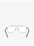 Dolce & Gabbana DG1368 square-frame metal eyeglasses, UK version