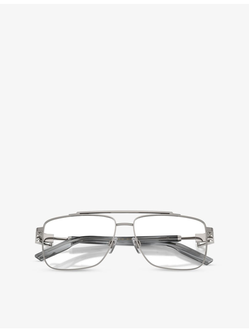 Dolce & Gabbana DG1368 square-frame metal eyeglasses, UK version