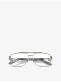 Dolce & Gabbana DG1368 square-frame metal eyeglasses, UK version