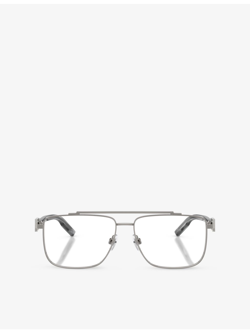 Dolce & Gabbana DG1368 square-frame metal eyeglasses, UK version