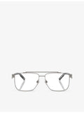 Dolce & Gabbana DG1368 square-frame metal eyeglasses, UK version