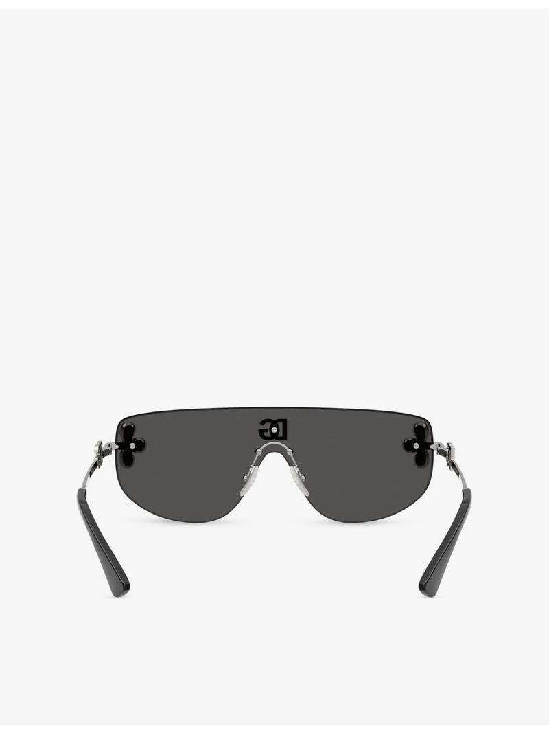 Dolce & Gabbana shield frame metal sunglasses DG2333B - British product