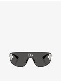 Dolce & Gabbana shield frame metal sunglasses DG2333B - British product