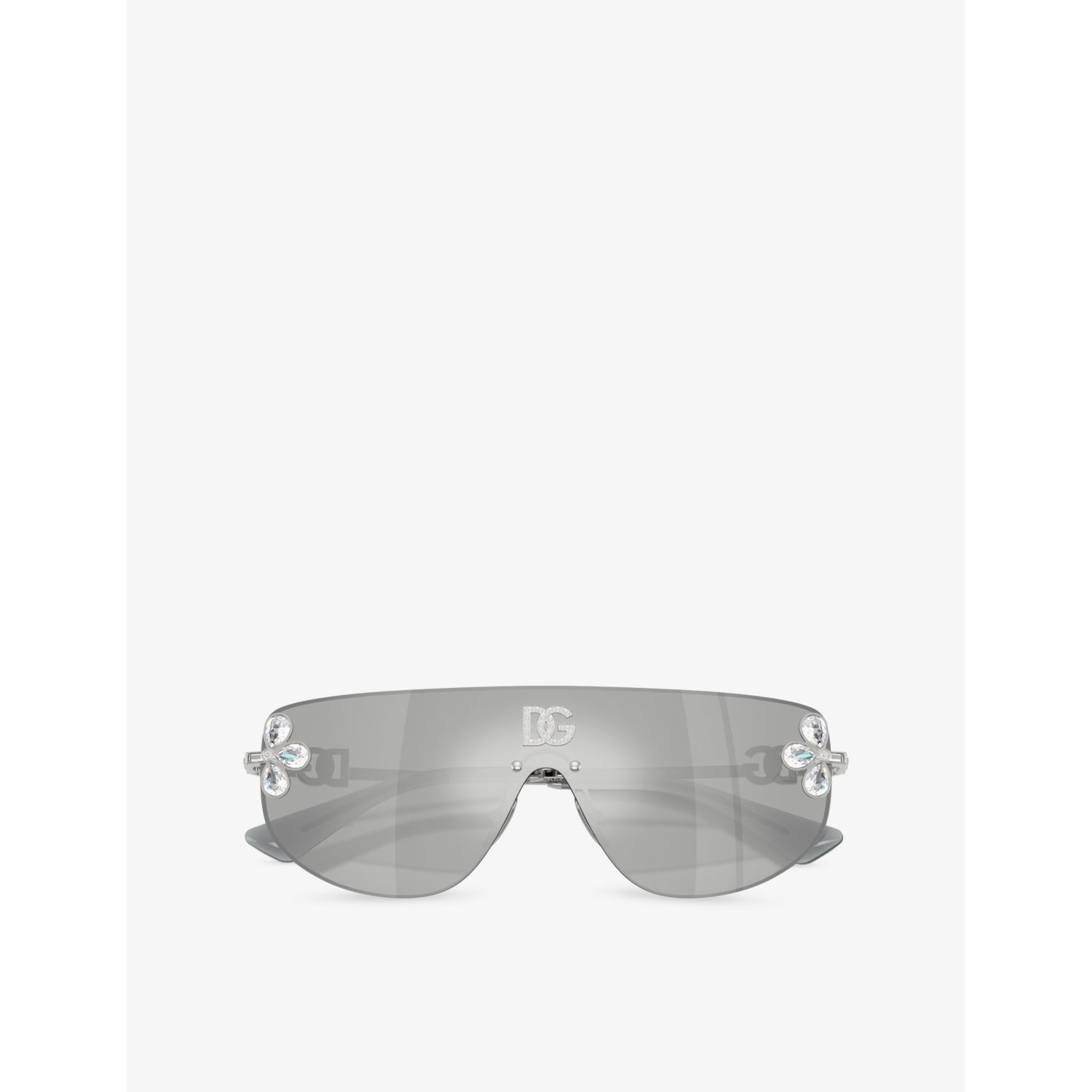 Dolce & Gabbana DG2333B shield-frame metal sunglasses - British product