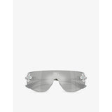 Dolce & Gabbana DG2333B shield-frame metal sunglasses - British product
