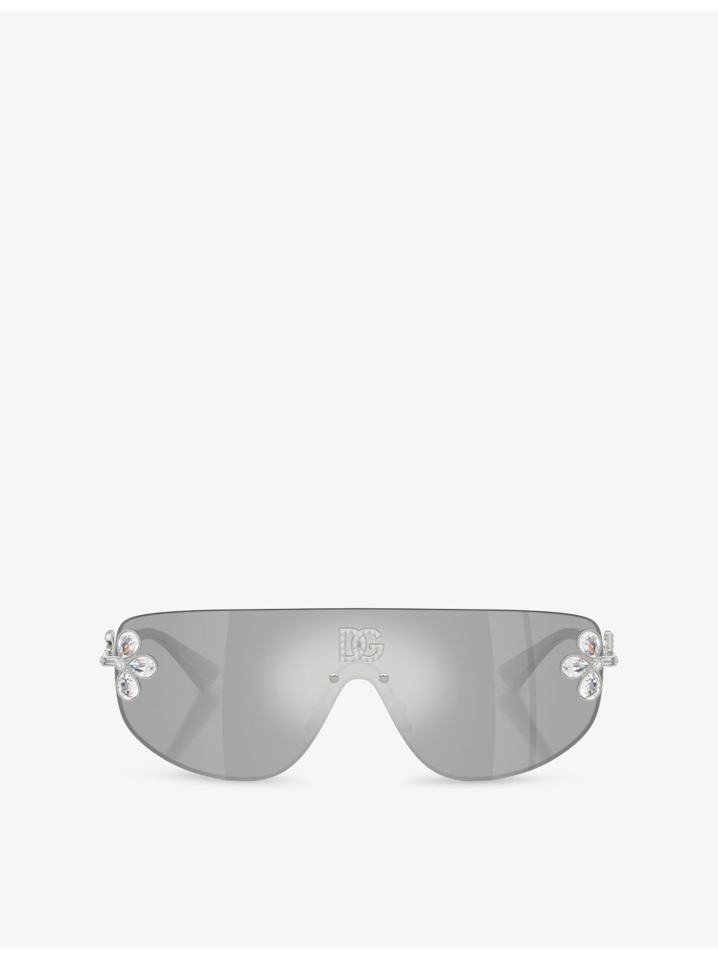 Dolce & Gabbana DG2333B shield-frame metal sunglasses - British product