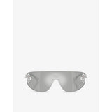 Dolce & Gabbana DG2333B shield-frame metal sunglasses - British product