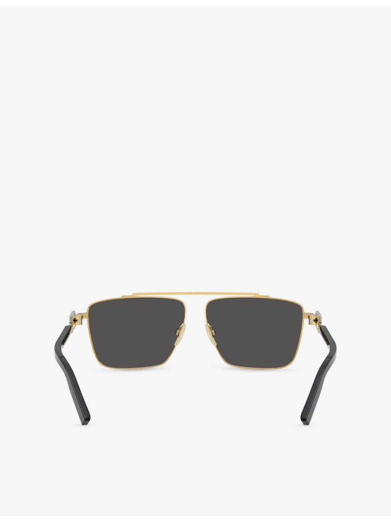 Dolce & Gabbana DG2336 square metal sunglasses, UK version