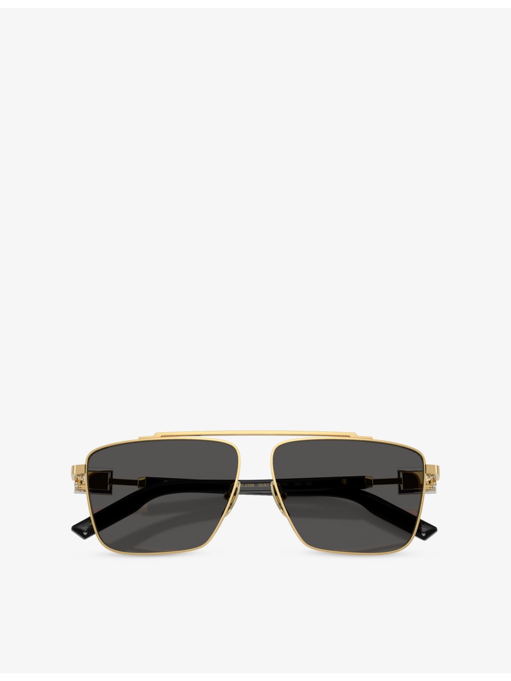 Dolce & Gabbana DG2336 square metal sunglasses, UK version