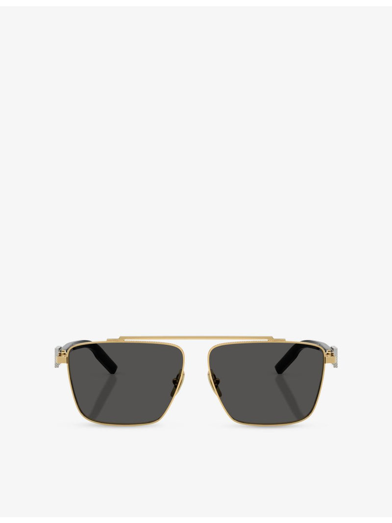 Dolce & Gabbana DG2336 square metal sunglasses, UK version