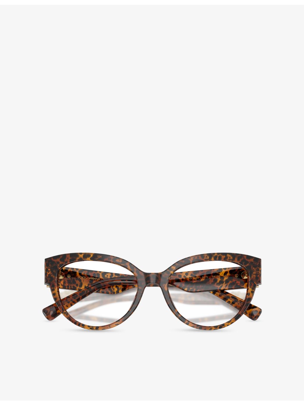Dolce & Gabbana DG3440 cat-eye acetate eyeglasses - British product