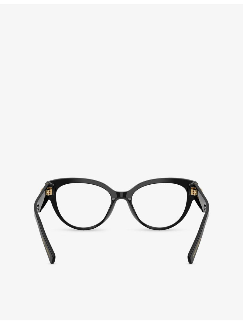 Dolce & Gabbana DG3440 cat-eye acetate eyeglasses - British product