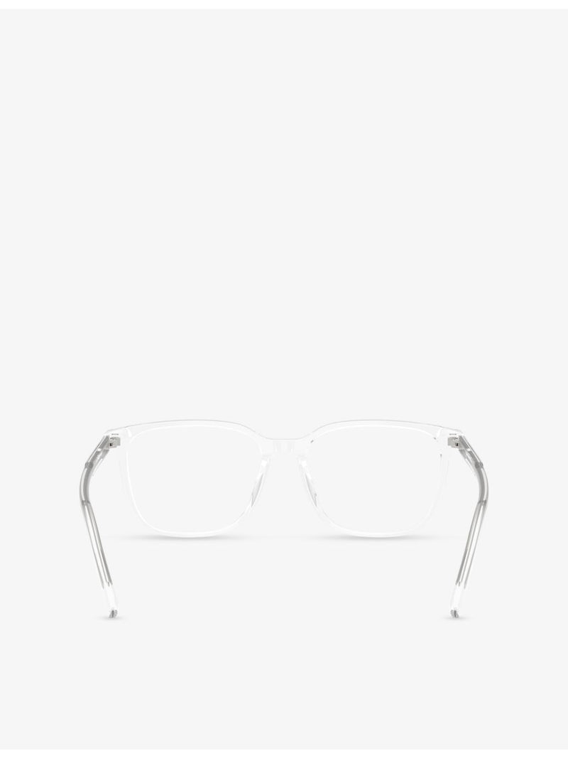 Dolce & Gabbana DG3445 acetate square-frame eyeglasses (British brand)