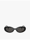 Dolce & Gabbana oval-frame acetate sunglasses DG4537 - British product