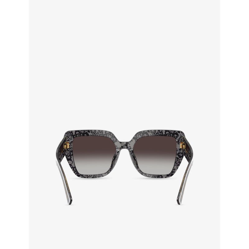 Dolce & Gabbana square-frame acetate tinted sunglasses, UK version
