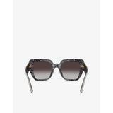 Dolce & Gabbana square-frame acetate tinted sunglasses, UK version